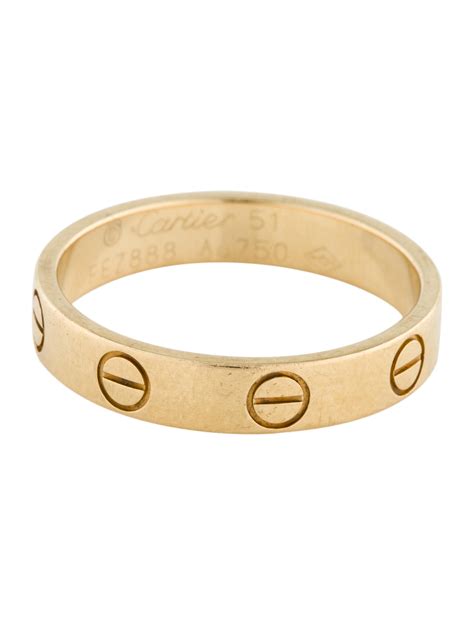 cartier gold love ring|cartier love ring real.